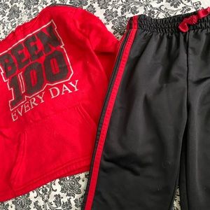 Toddler red outfit